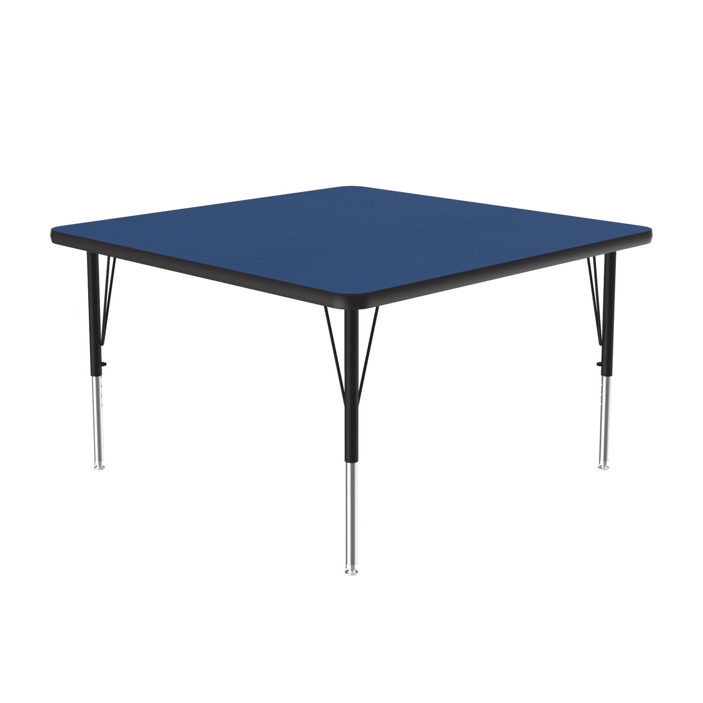 Correll Square Deluxe High - Pressure Top Activity Tables 42"W x 42"L x 19 - 29"H Adjustable Height (COR - A4242 - SQ - XX) - SchoolOutlet