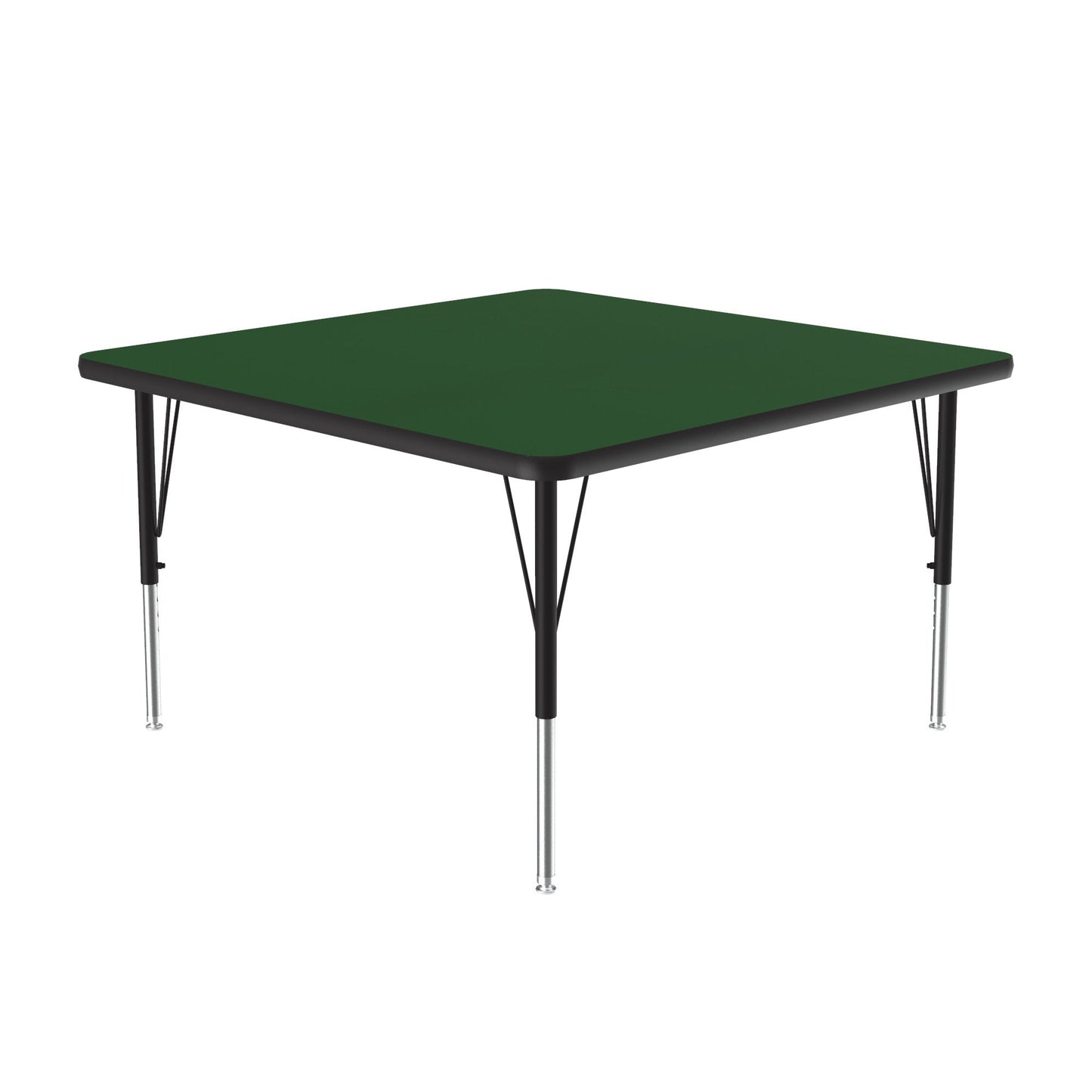 Correll Square Deluxe High - Pressure Top Activity Tables 42"W x 42"L x 19 - 29"H Adjustable Height (COR - A4242 - SQ - XX) - SchoolOutlet
