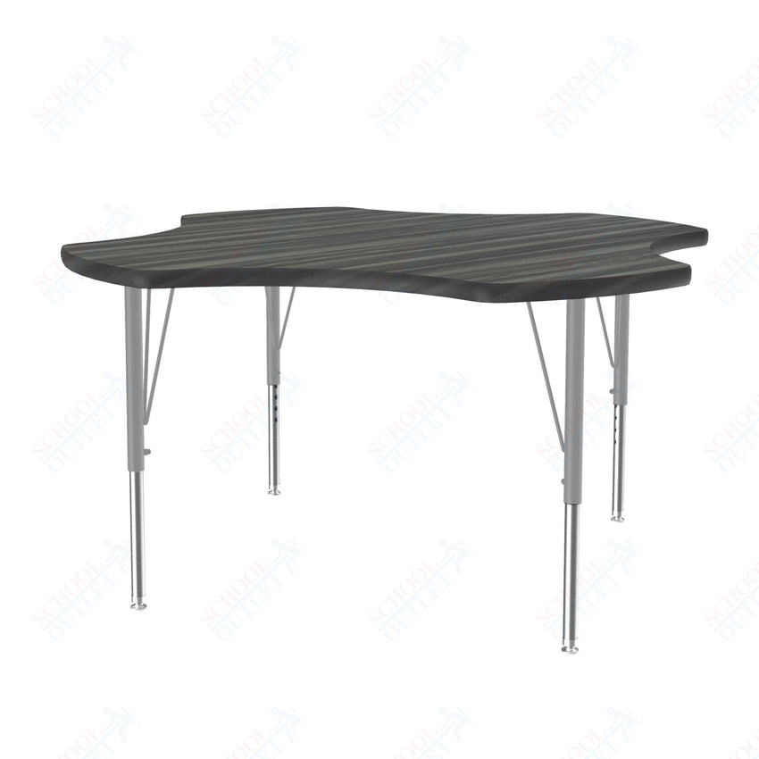 Correll Clover Deluxe High - Pressure Top Activity Tables 48"W x 48"L x 19 - 29"H Adjustable Height (COR - A48 - CLO - XX) - SchoolOutlet