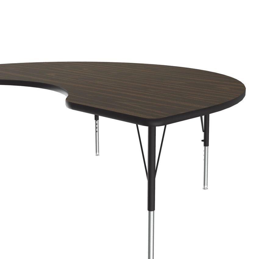 Correll Kidney Deluxe High - Pressure Top Activity Tables 48"W x 72"L x 19 - 29"H Adjustable Height (COR - A4872 - KID - XX) - SchoolOutlet