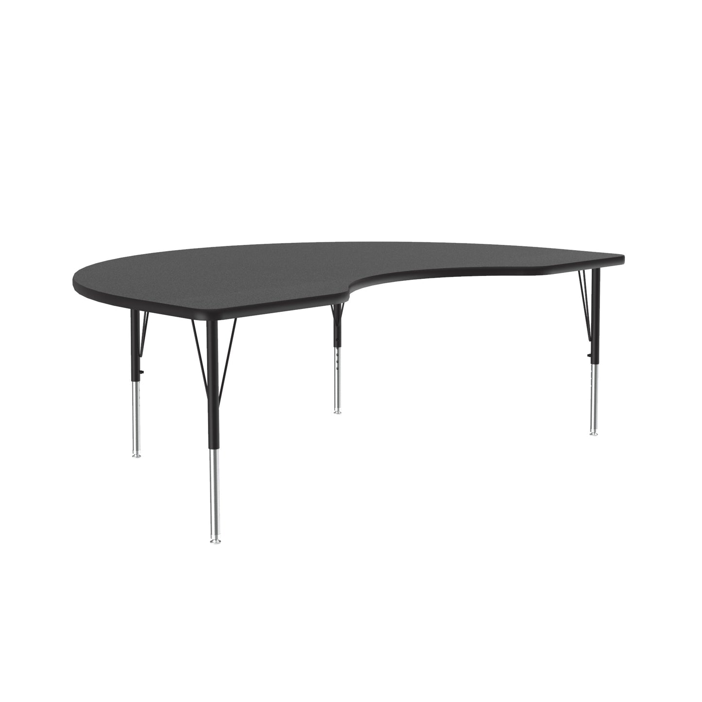 Correll Kidney Deluxe High - Pressure Top Activity Tables 48"W x 72"L x 19 - 29"H Adjustable Height (COR - A4872 - KID - XX) - SchoolOutlet