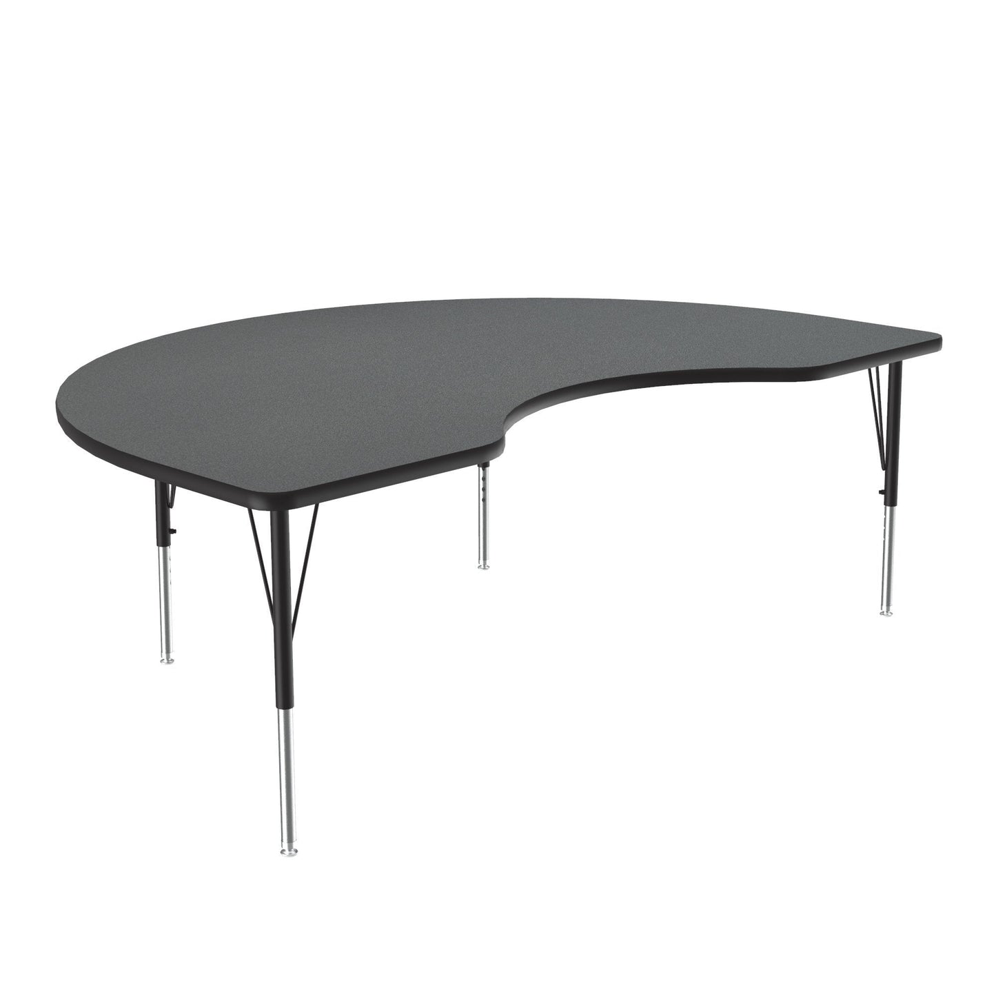Correll Kidney Deluxe High - Pressure Top Activity Tables 48"W x 72"L x 19 - 29"H Adjustable Height (COR - A4872 - KID - XX) - SchoolOutlet