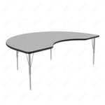Correll Kidney Commercial Laminate Top Activity Tables 48