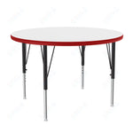 Correll Round Markerboard - Dry Erase Deluxe High Pressure Top - Activity Tables 48
