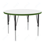 Correll Round Markerboard - Dry Erase Deluxe High Pressure Top - Activity Tables 48