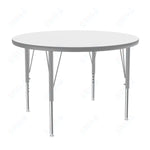 Correll Round Markerboard - Dry Erase Deluxe High Pressure Top - Activity Tables 48
