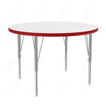 Correll Round Markerboard - Dry Erase Deluxe High Pressure Top - Activity Tables 48