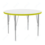 Correll Round Markerboard - Dry Erase Deluxe High Pressure Top - Activity Tables 48