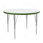 Correll Round Markerboard - Dry Erase Deluxe High Pressure Top - Activity Tables 48