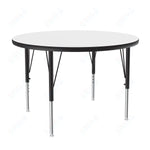 Correll Round Markerboard - Dry Erase Deluxe High Pressure Top - Activity Tables 48