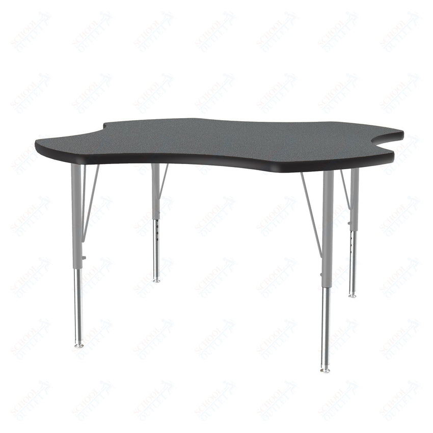 Correll Clover Commercial Laminate Top Activity Tables 48"W x 48"L x 19 - 29"H Adjustable Height (COR - A48TF - CLO - XX) - SchoolOutlet