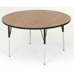 Correll Round Deluxe High-Pressure Top Activity Tables 60"W x 60"L x 19-29"H Adjustable Height (COR-A60-RND-XX)