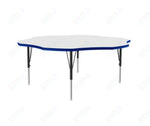 Correll Flower Markerboard - Dry Erase Deluxe High Pressure Top - Activity Tables 60