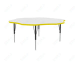 Correll Flower Markerboard - Dry Erase Deluxe High Pressure Top - Activity Tables 60