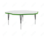 Correll Flower Markerboard - Dry Erase Deluxe High Pressure Top - Activity Tables 60