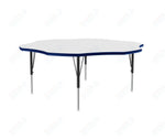 Correll Flower Markerboard - Dry Erase Deluxe High Pressure Top - Activity Tables 60