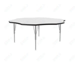 Correll Flower Markerboard - Dry Erase Deluxe High Pressure Top - Activity Tables 60