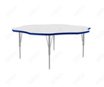 Correll Flower Markerboard - Dry Erase Deluxe High Pressure Top - Activity Tables 60