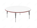 Correll Round Markerboard - Dry Erase Deluxe High Pressure Top - Activity Tables 60