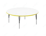 Correll Round Markerboard - Dry Erase Deluxe High Pressure Top - Activity Tables 60
