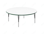 Correll Round Markerboard - Dry Erase Deluxe High Pressure Top - Activity Tables 60