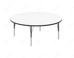 Correll Round Markerboard - Dry Erase Deluxe High Pressure Top - Activity Tables 60