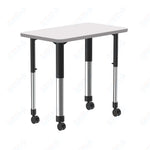 Correll Rectangular Markerboard - Dry Erase High Pressure Collaborative Desk 27