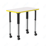 Correll Rectangular Markerboard - Dry Erase High Pressure Collaborative Desk 27