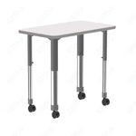 Correll Rectangular Markerboard - Dry Erase High Pressure Collaborative Desk 27