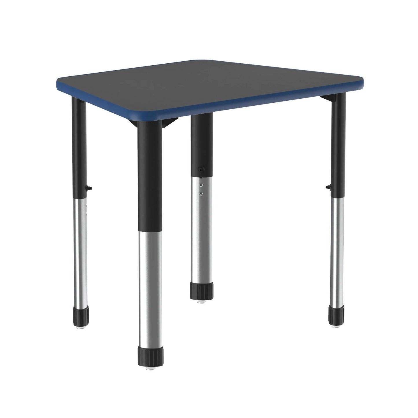 Correll Trapezoid Deluxe High Pressure Collaborative Desk 32"W x 22"L x 25 - 35"H Adjustable Height (COR - AD2232 - TRP - XX) - SchoolOutlet