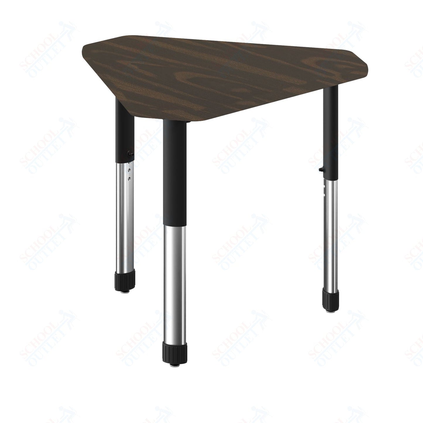 Correll Diamond Deluxe High Pressure Collaborative Desk 34"W x 30"L x 25 - 35"H Adjustable Height (COR - AD3034 - DIA - XX) - SchoolOutlet