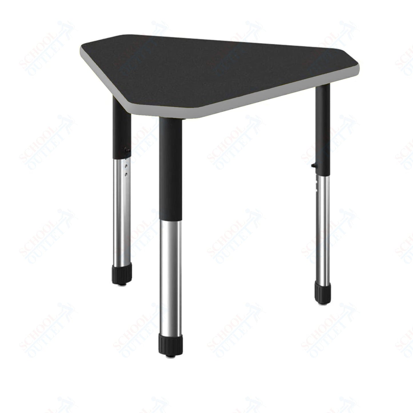 Correll Diamond Deluxe High Pressure Collaborative Desk 34"W x 30"L x 25 - 35"H Adjustable Height (COR - AD3034 - DIA - XX) - SchoolOutlet
