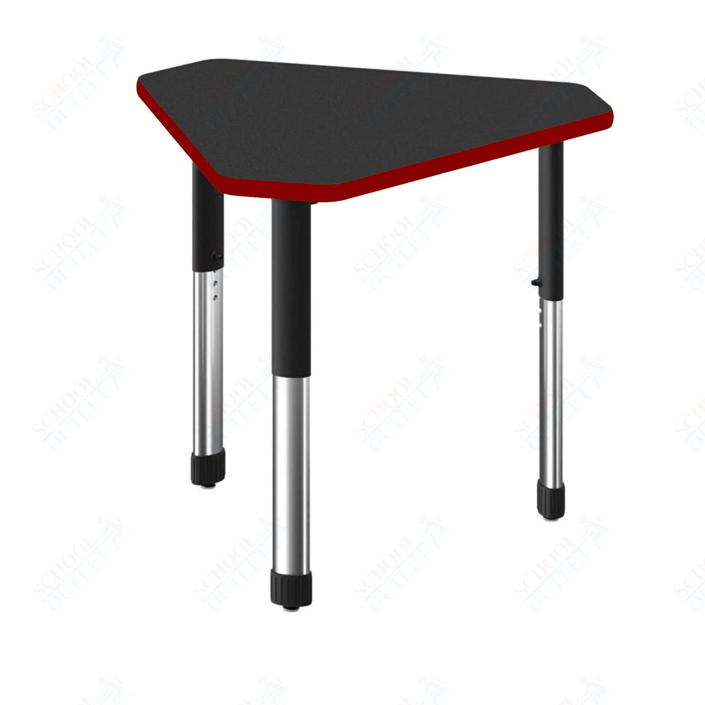 Correll Diamond Deluxe High Pressure Collaborative Desk 34"W x 30"L x 25 - 35"H Adjustable Height (COR - AD3034 - DIA - XX) - SchoolOutlet