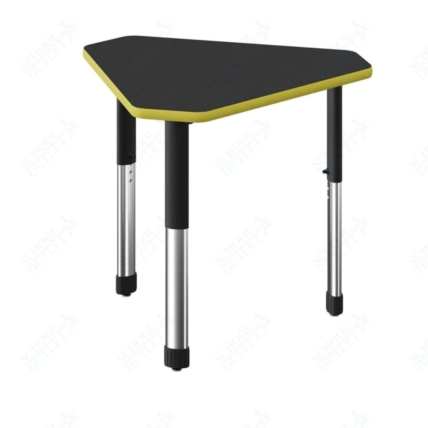 Correll Diamond Deluxe High Pressure Collaborative Desk 34"W x 30"L x 25 - 35"H Adjustable Height (COR - AD3034 - DIA - XX) - SchoolOutlet