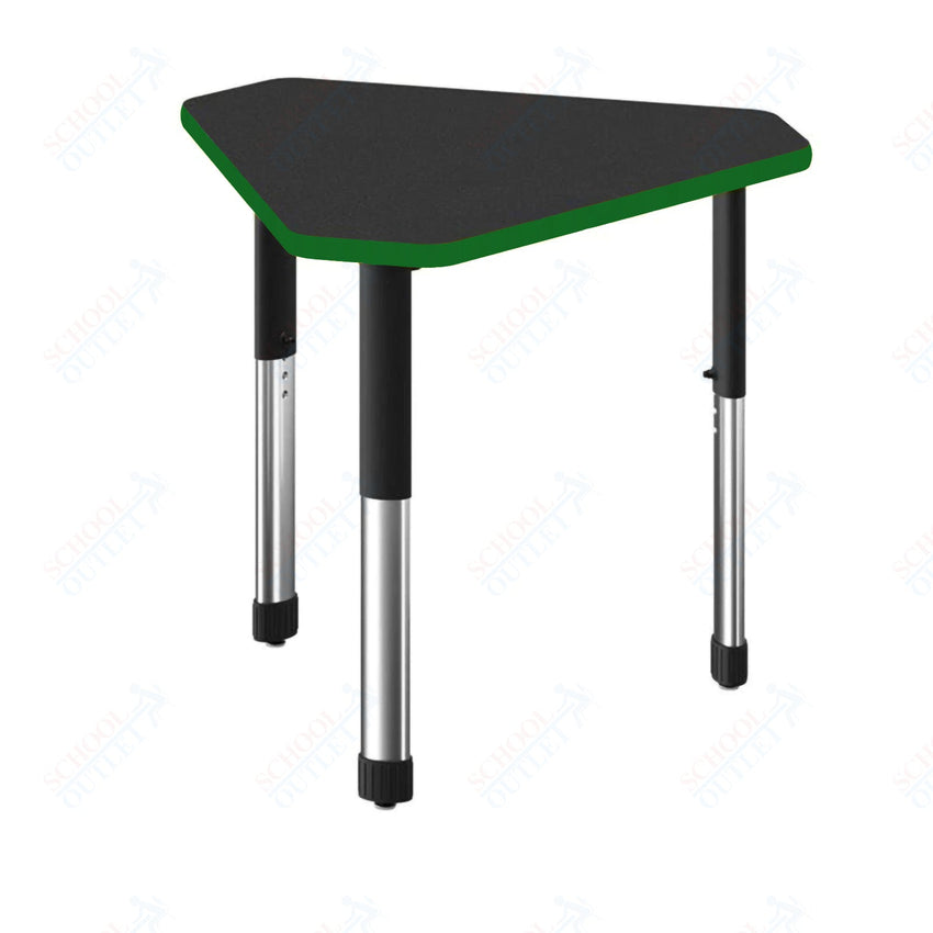 Correll Diamond Deluxe High Pressure Collaborative Desk 34"W x 30"L x 25 - 35"H Adjustable Height (COR - AD3034 - DIA - XX) - SchoolOutlet