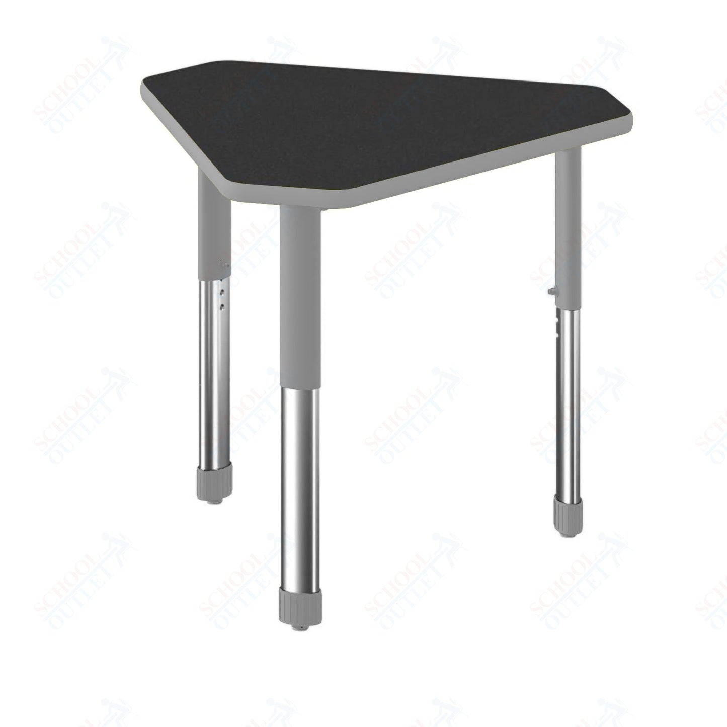 Correll Diamond Deluxe High Pressure Collaborative Desk 34"W x 30"L x 25 - 35"H Adjustable Height (COR - AD3034 - DIA - XX) - SchoolOutlet