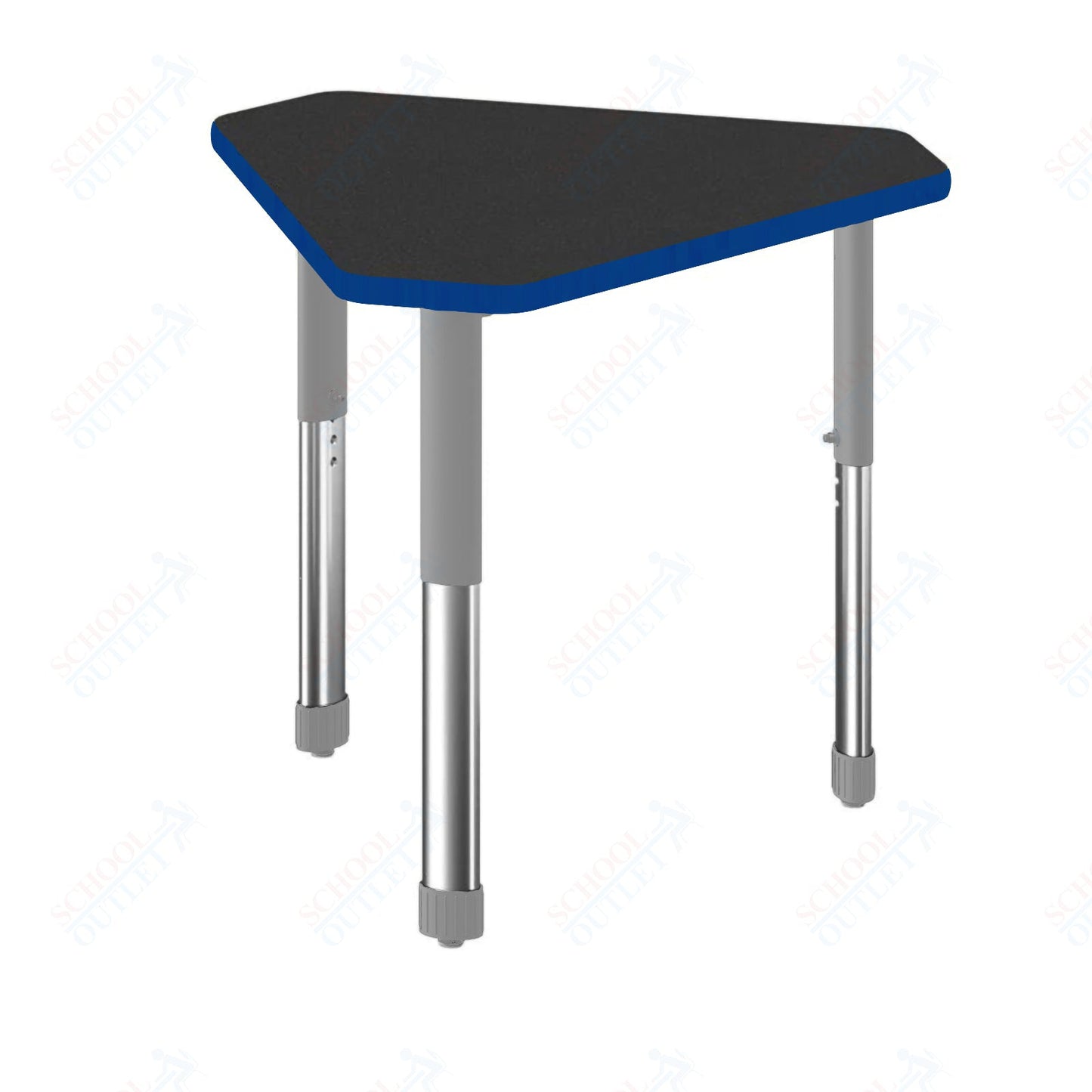 Correll Diamond Deluxe High Pressure Collaborative Desk 34"W x 30"L x 25 - 35"H Adjustable Height (COR - AD3034 - DIA - XX) - SchoolOutlet