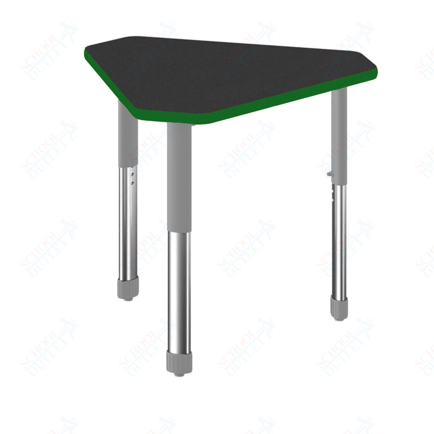 Correll Diamond Deluxe High Pressure Collaborative Desk 34"W x 30"L x 25 - 35"H Adjustable Height (COR - AD3034 - DIA - XX) - SchoolOutlet