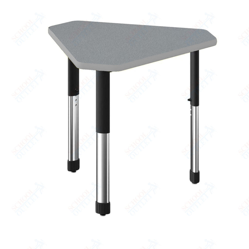 Correll Diamond Deluxe High Pressure Collaborative Desk 34"W x 30"L x 25 - 35"H Adjustable Height (COR - AD3034 - DIA - XX) - SchoolOutlet