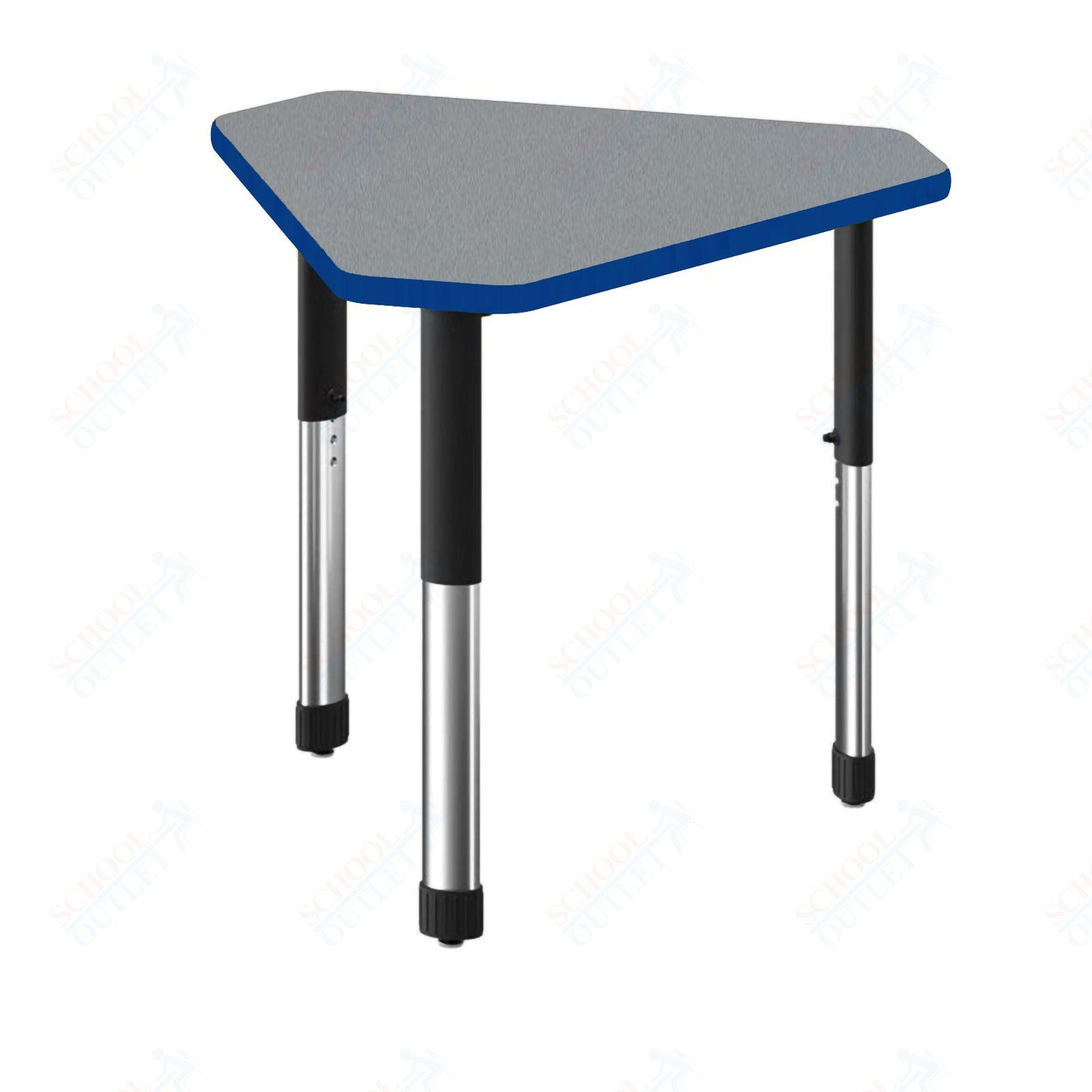 Correll Diamond Deluxe High Pressure Collaborative Desk 34"W x 30"L x 25 - 35"H Adjustable Height (COR - AD3034 - DIA - XX) - SchoolOutlet