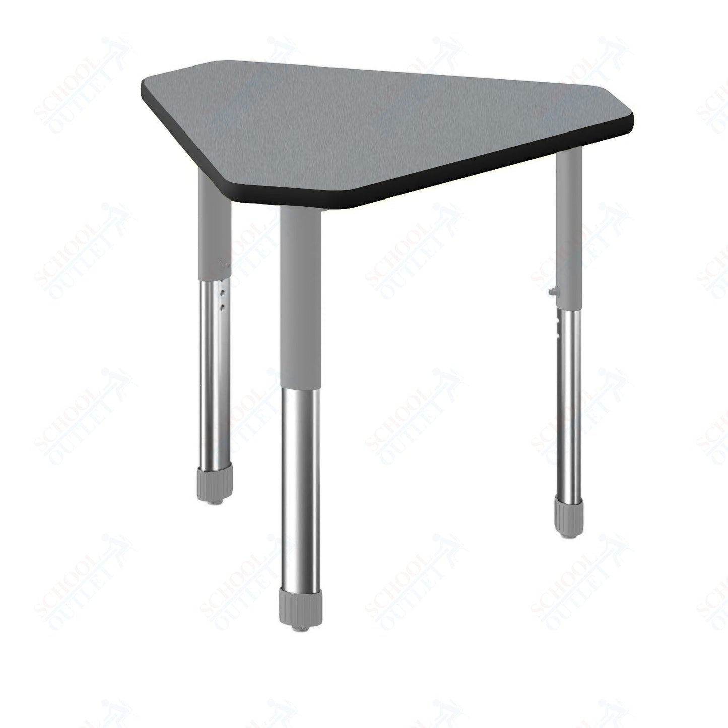 Correll Diamond Deluxe High Pressure Collaborative Desk 34"W x 30"L x 25 - 35"H Adjustable Height (COR - AD3034 - DIA - XX) - SchoolOutlet