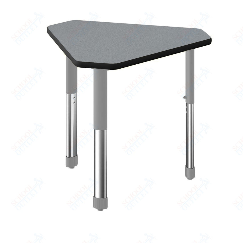 Correll Diamond Deluxe High Pressure Collaborative Desk 34"W x 30"L x 25 - 35"H Adjustable Height (COR - AD3034 - DIA - XX) - SchoolOutlet