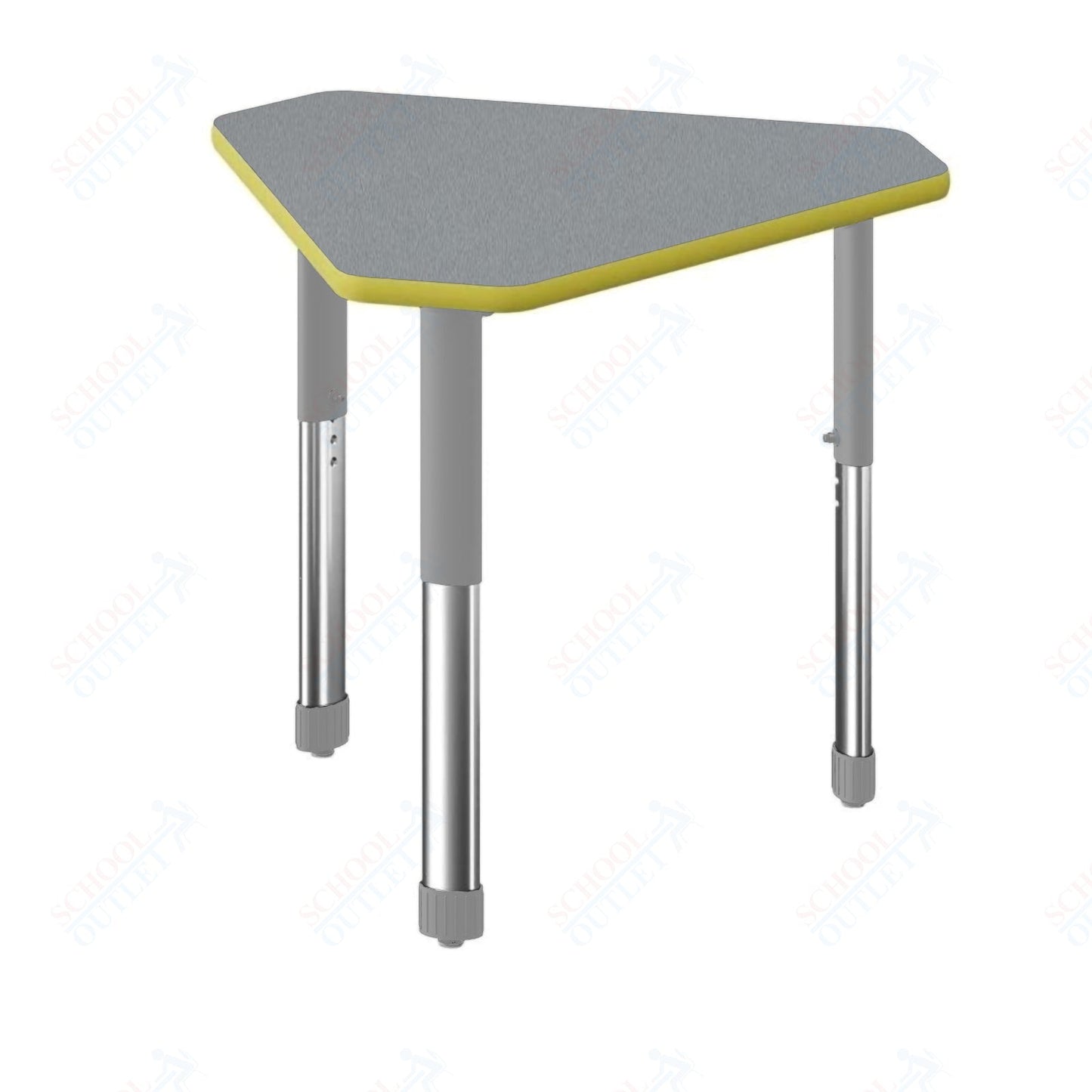 Correll Diamond Deluxe High Pressure Collaborative Desk 34"W x 30"L x 25 - 35"H Adjustable Height (COR - AD3034 - DIA - XX) - SchoolOutlet