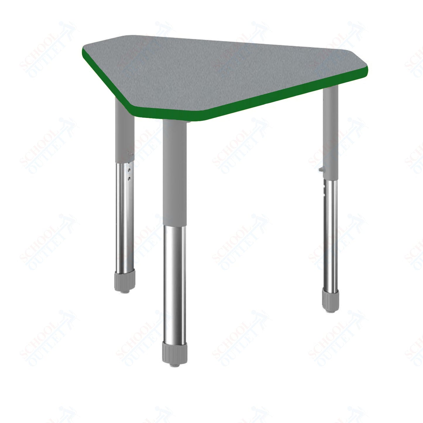 Correll Diamond Deluxe High Pressure Collaborative Desk 34"W x 30"L x 25 - 35"H Adjustable Height (COR - AD3034 - DIA - XX) - SchoolOutlet