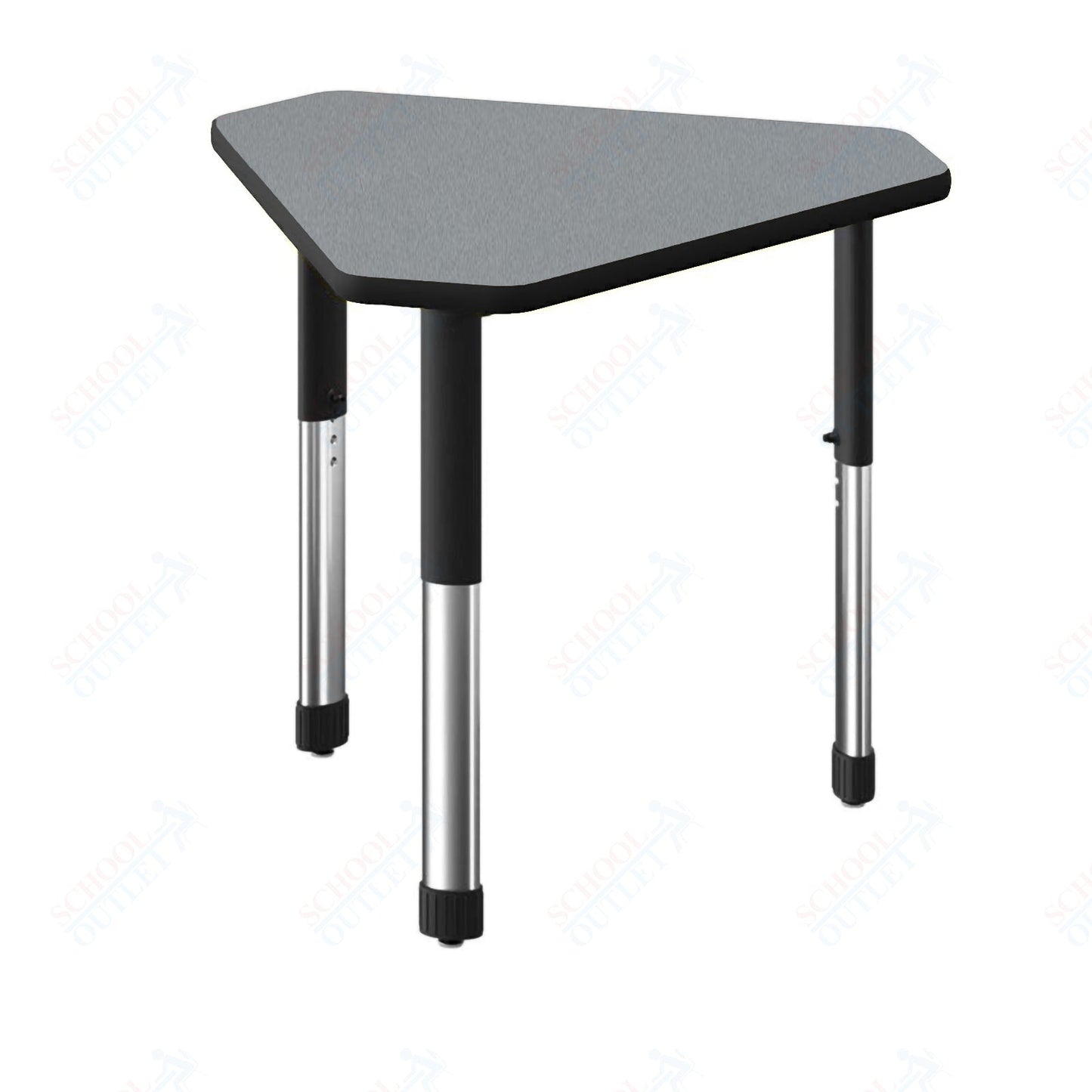 Correll Diamond Deluxe High Pressure Collaborative Desk 34"W x 30"L x 25 - 35"H Adjustable Height (COR - AD3034 - DIA - XX) - SchoolOutlet