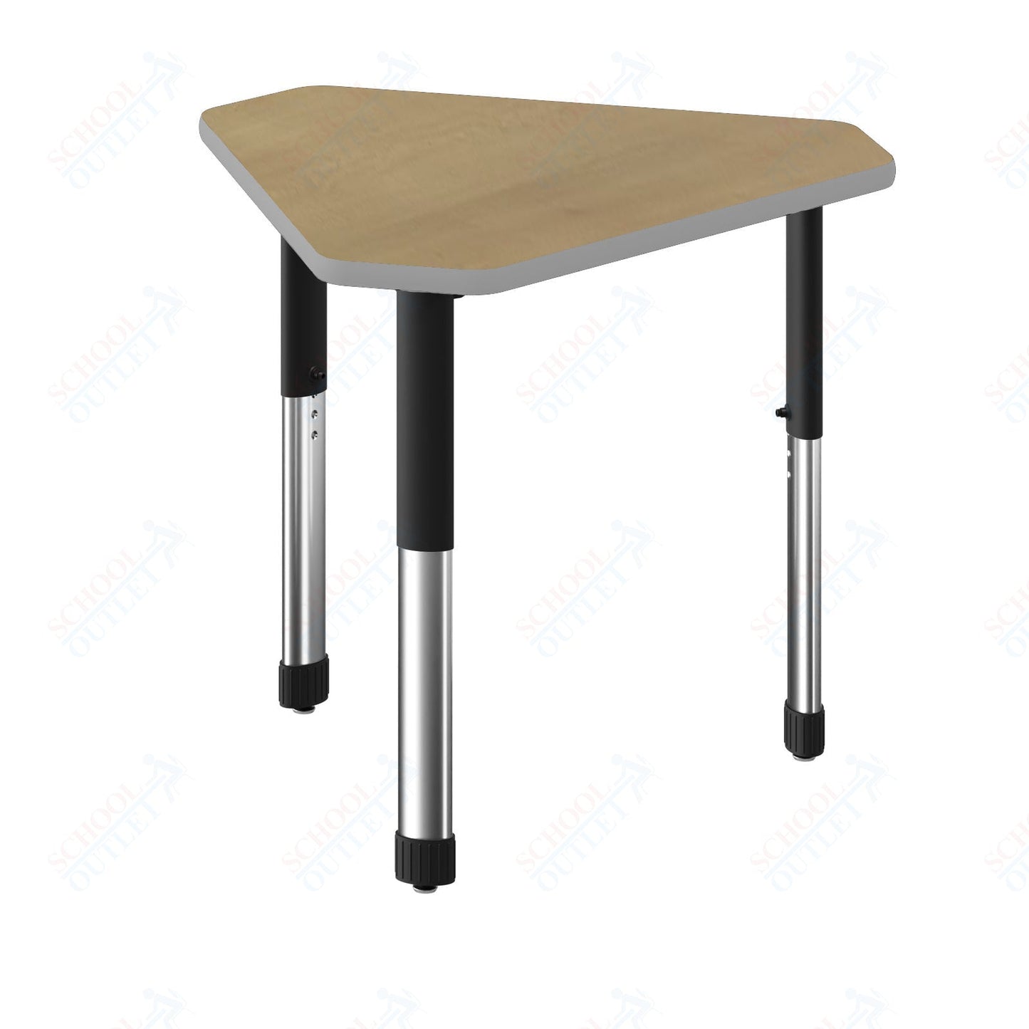 Correll Diamond Deluxe High Pressure Collaborative Desk 34"W x 30"L x 25 - 35"H Adjustable Height (COR - AD3034 - DIA - XX) - SchoolOutlet