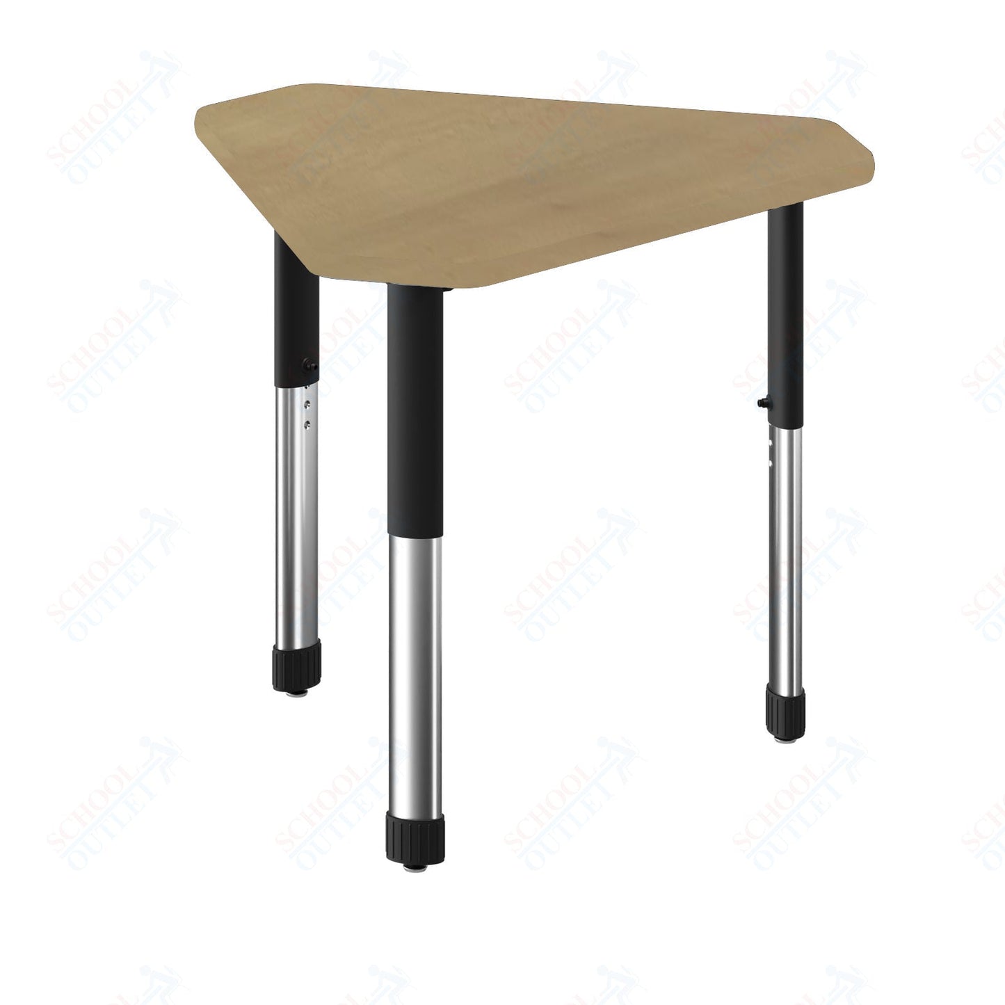 Correll Diamond Deluxe High Pressure Collaborative Desk 34"W x 30"L x 25 - 35"H Adjustable Height (COR - AD3034 - DIA - XX) - SchoolOutlet