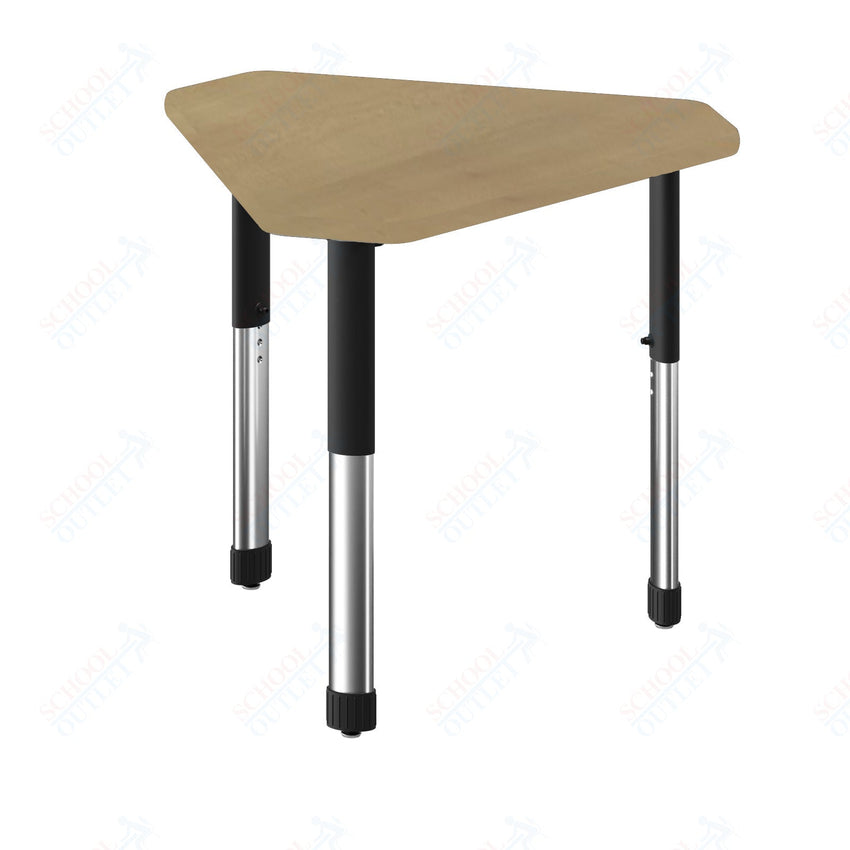 Correll Diamond Deluxe High Pressure Collaborative Desk 34"W x 30"L x 25 - 35"H Adjustable Height (COR - AD3034 - DIA - XX) - SchoolOutlet