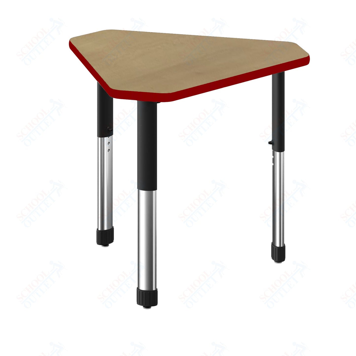 Correll Diamond Deluxe High Pressure Collaborative Desk 34"W x 30"L x 25 - 35"H Adjustable Height (COR - AD3034 - DIA - XX) - SchoolOutlet