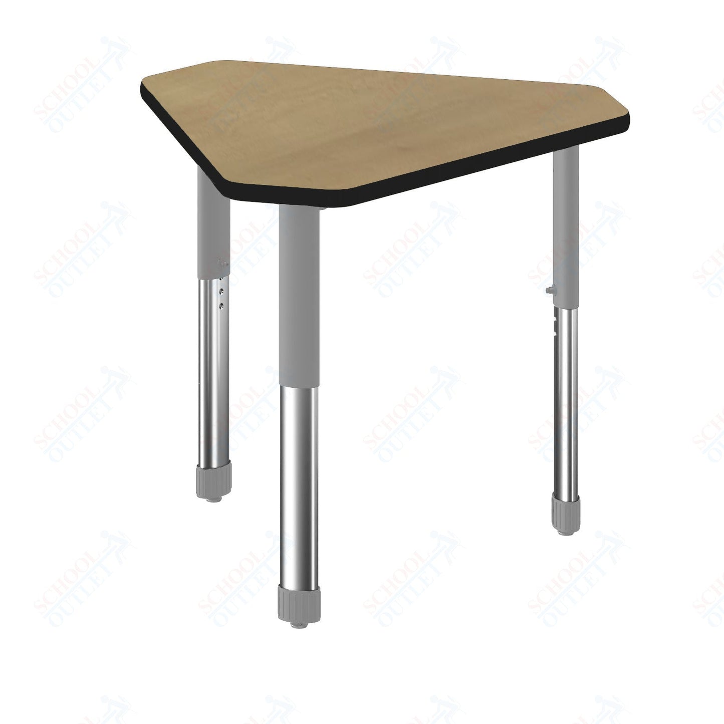 Correll Diamond Deluxe High Pressure Collaborative Desk 34"W x 30"L x 25 - 35"H Adjustable Height (COR - AD3034 - DIA - XX) - SchoolOutlet